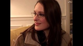 Ganz waarm franséisch Brünette