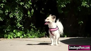 Petite tattooed babe ifumanise yakhe dog kuye neighbors ipropati.Ummelwane wakhe ifuna a umvuzo wabo,babe susa neempahla zabo kwaye yena ke throats neighbors bigcock.Kwi-kubuyela ummelwane wakhe fucks yakhe pussy kwaye ass nzulu kwaye nzima ade abe cums ngomhla wakhe.