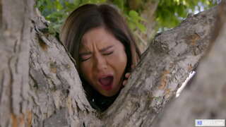 Awyr Agored Lesbiaidd Threesome