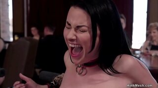 הויפּט שקלאַף ווערוקאַ יעקב פירער שקלאַף טרייני סאַברינאַ באַנקס פֿאַר דינען זוינע און זיי שווער באַרען און פאָרלייגן אין די אויבערשטער שטאָק אָרגי בדסם פּאַרטיי