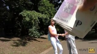 HUNT4K. کامل, تراشیده تنگ آمده به دست شکارچی