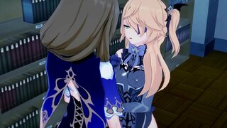 Fischl meunang x_x ku Lisa. Gadis gadis anime sex.